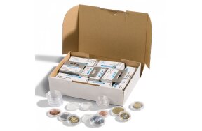 COIN CAPSULES FOR EURO COINS SET/100